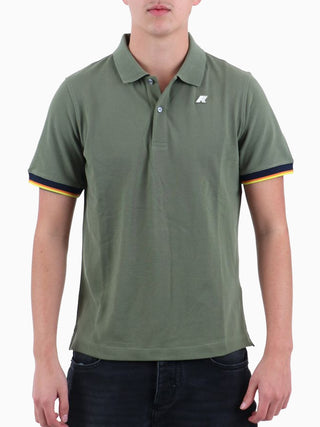 K-way Polo Uomo Vincent Verde lichene