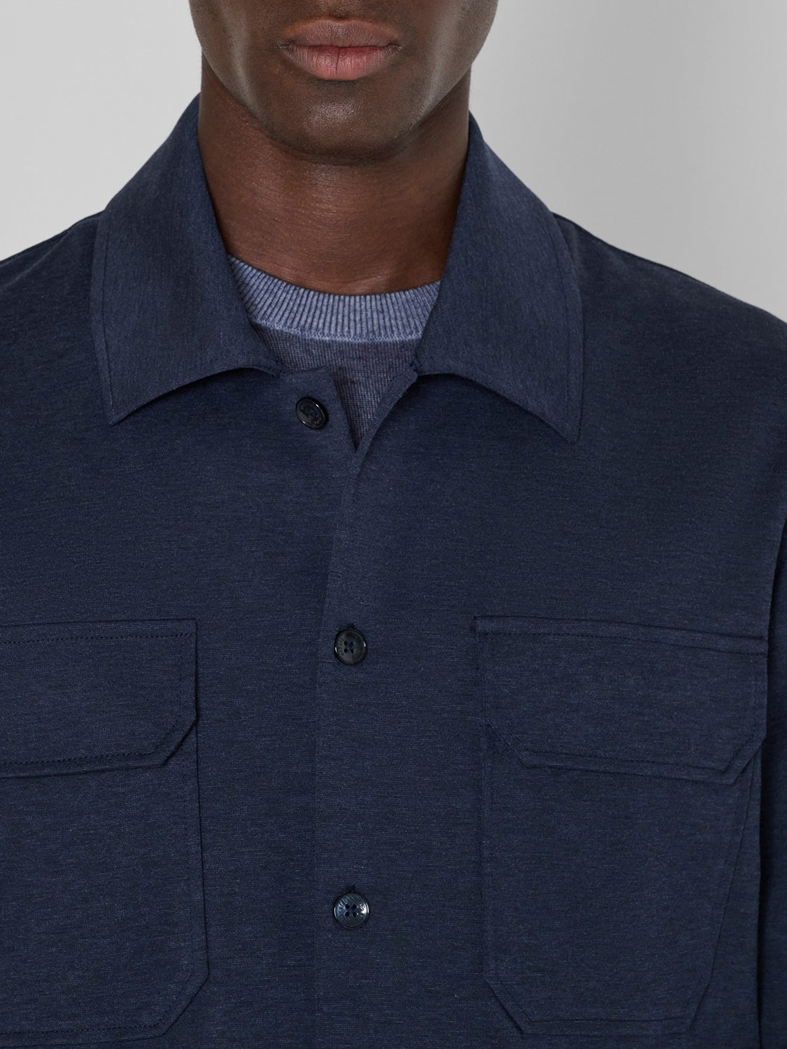 Antony Morato Camicia Uomo Florence Blue Melange