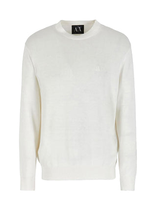 Armani Exchange Maglione Uomo Bianco ottico