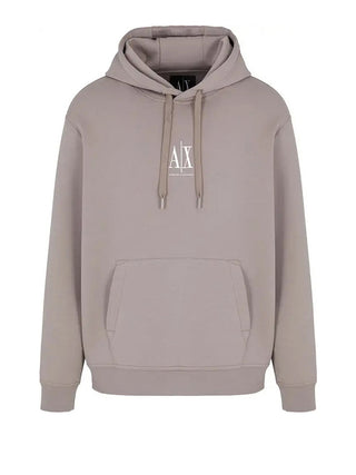 Armani Exchange Felpa Cappuccio Uomo Beige