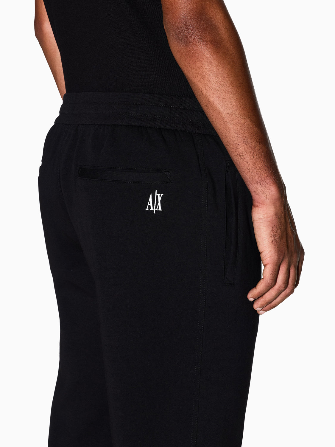 Armani Exchange Pantalone Tuta Uomo Nero