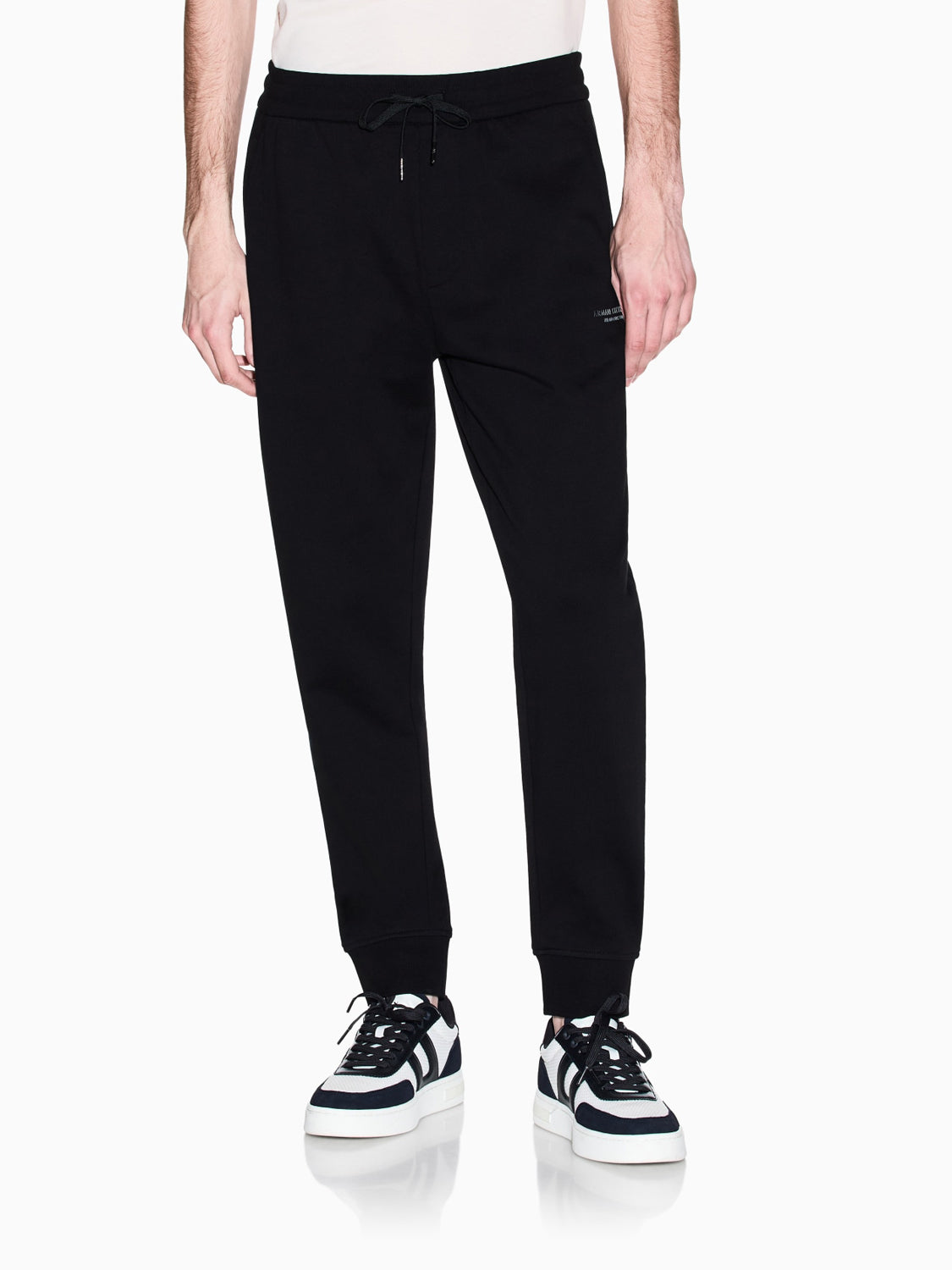 Armani Exchange Pantalone Tuta Uomo Nero