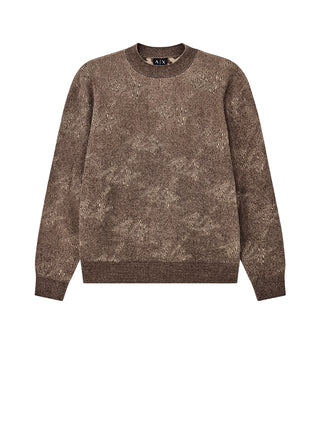 Armani Exchange Maglione Uomo Marrone