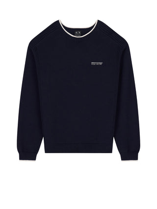 Armani Exchange Maglione Uomo Navy scuro