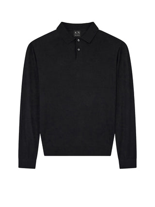 Armani Exchange Polo Uomo Grigio Scuro