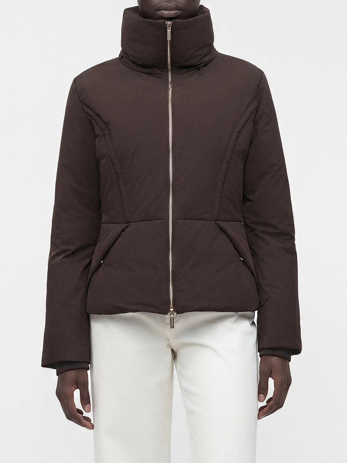Armani Exchange Piumino Donna Marrone