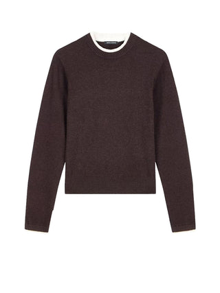 Armani Exchange Pullover Donna Marrone