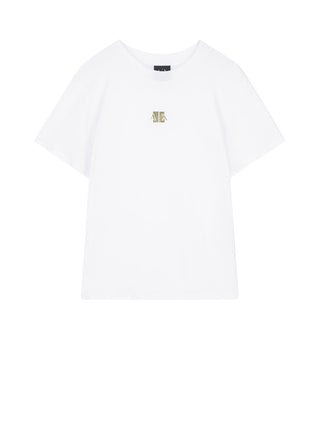 Armani Exchange T-shirt Donna Bianco ottico