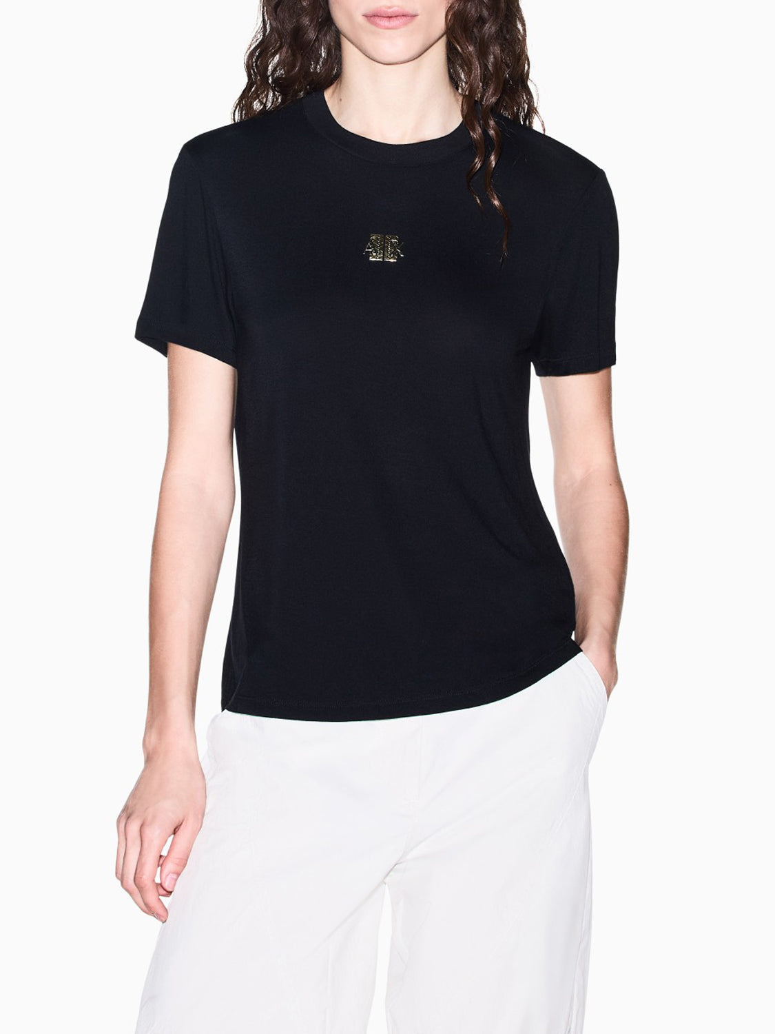 Armani Exchange T-shirt Donna Nero