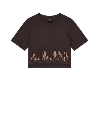 Armani Exchange T-shirt Donna Marrone