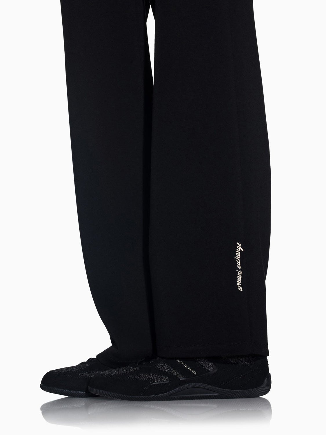 Armani Exchange Pantalone Tuta Donna Nero