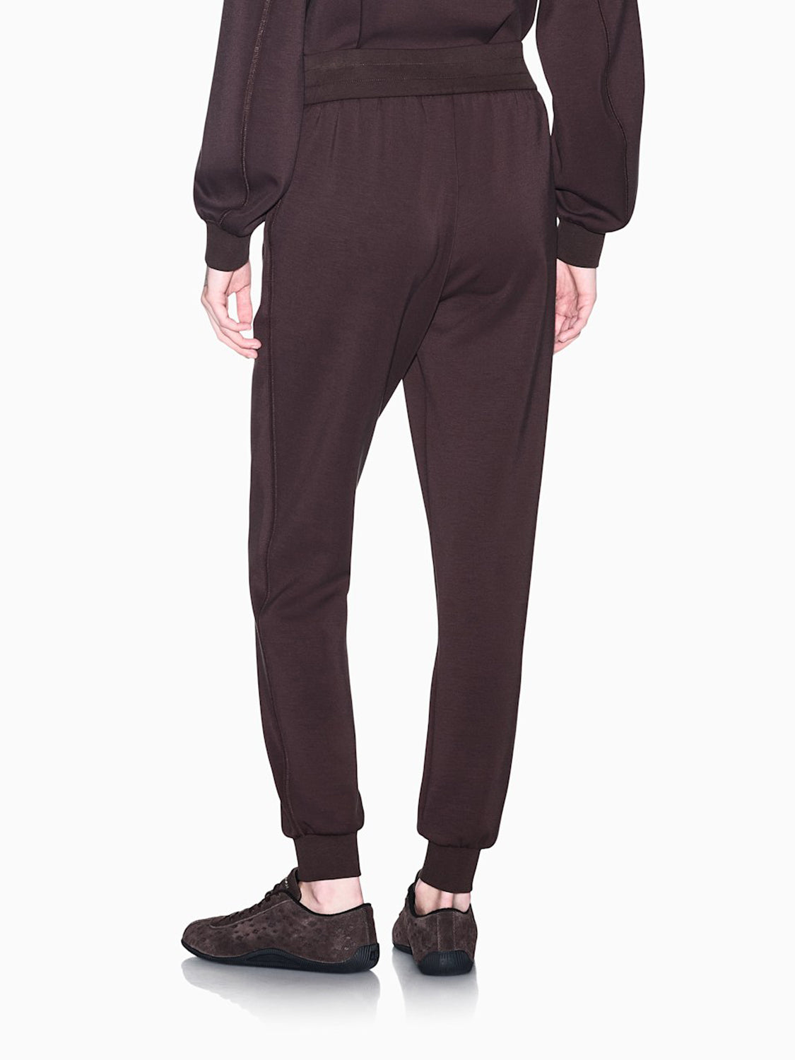 Armani Exchange Pantalone Tuta Donna Marrone