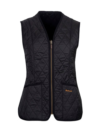 Barbour Gilet Imbottito Donna Fleece Betty Nero