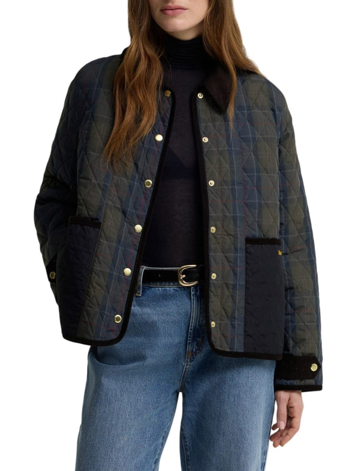 Barbour Giacca Leggera Donna Ainsdale Classic Tartan