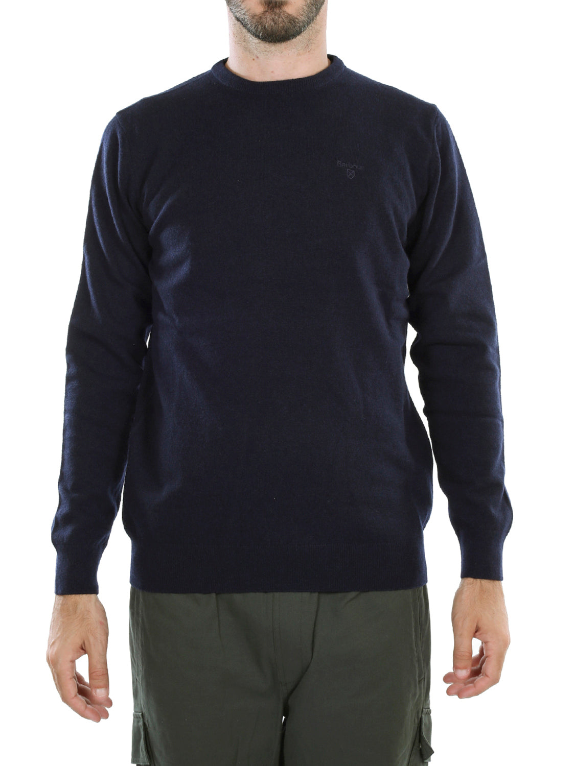 Barbour Maglione Uomo Essential Navy