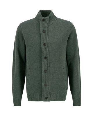 Barbour Cardigan Uomo Essential Olive