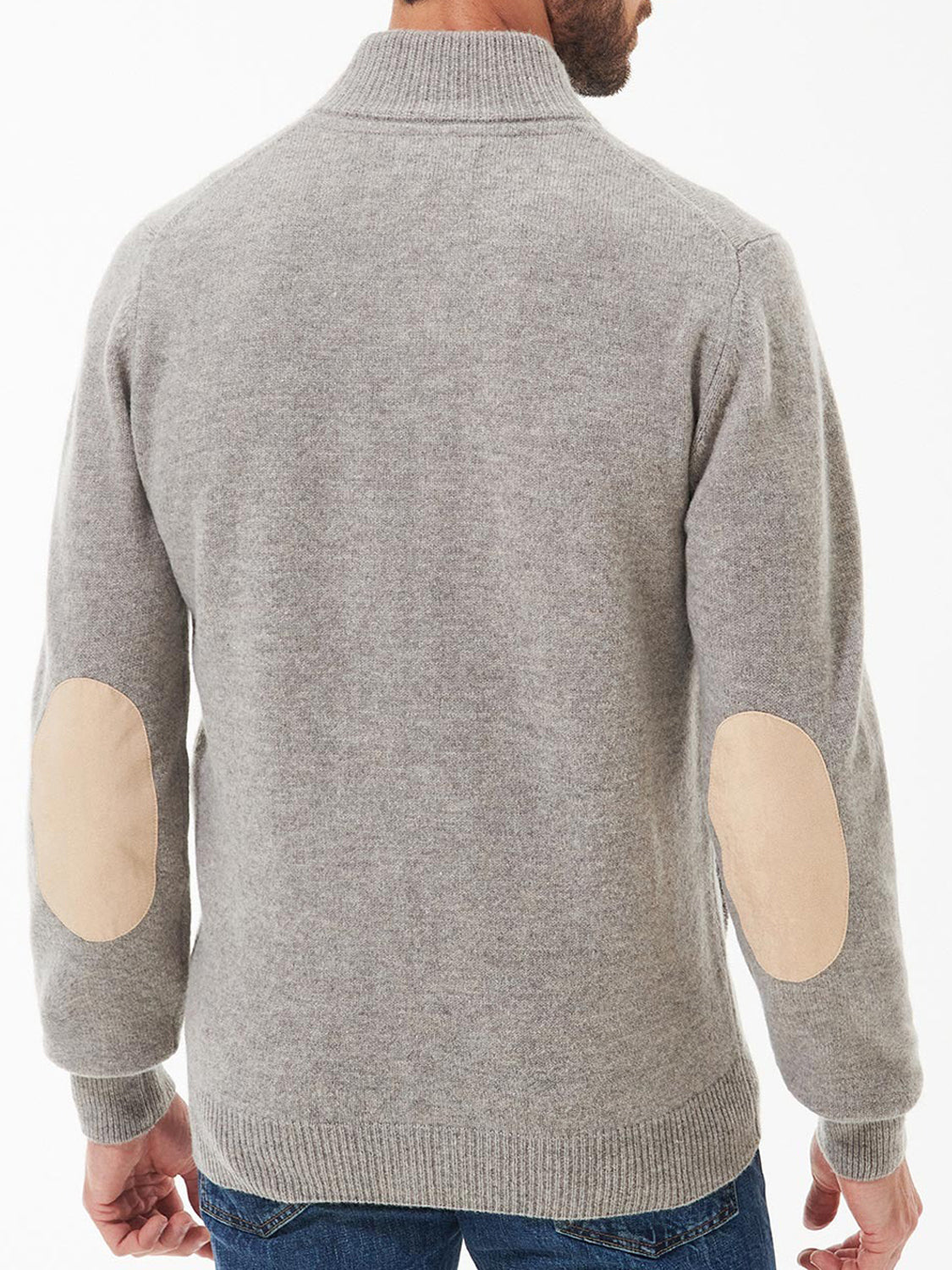 Barbour Cardigan Uomo Essential Stone
