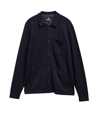Barbour Cardigan Uomo Bellam Navy