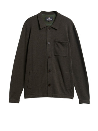 Barbour Cardigan Uomo Bellam Olive