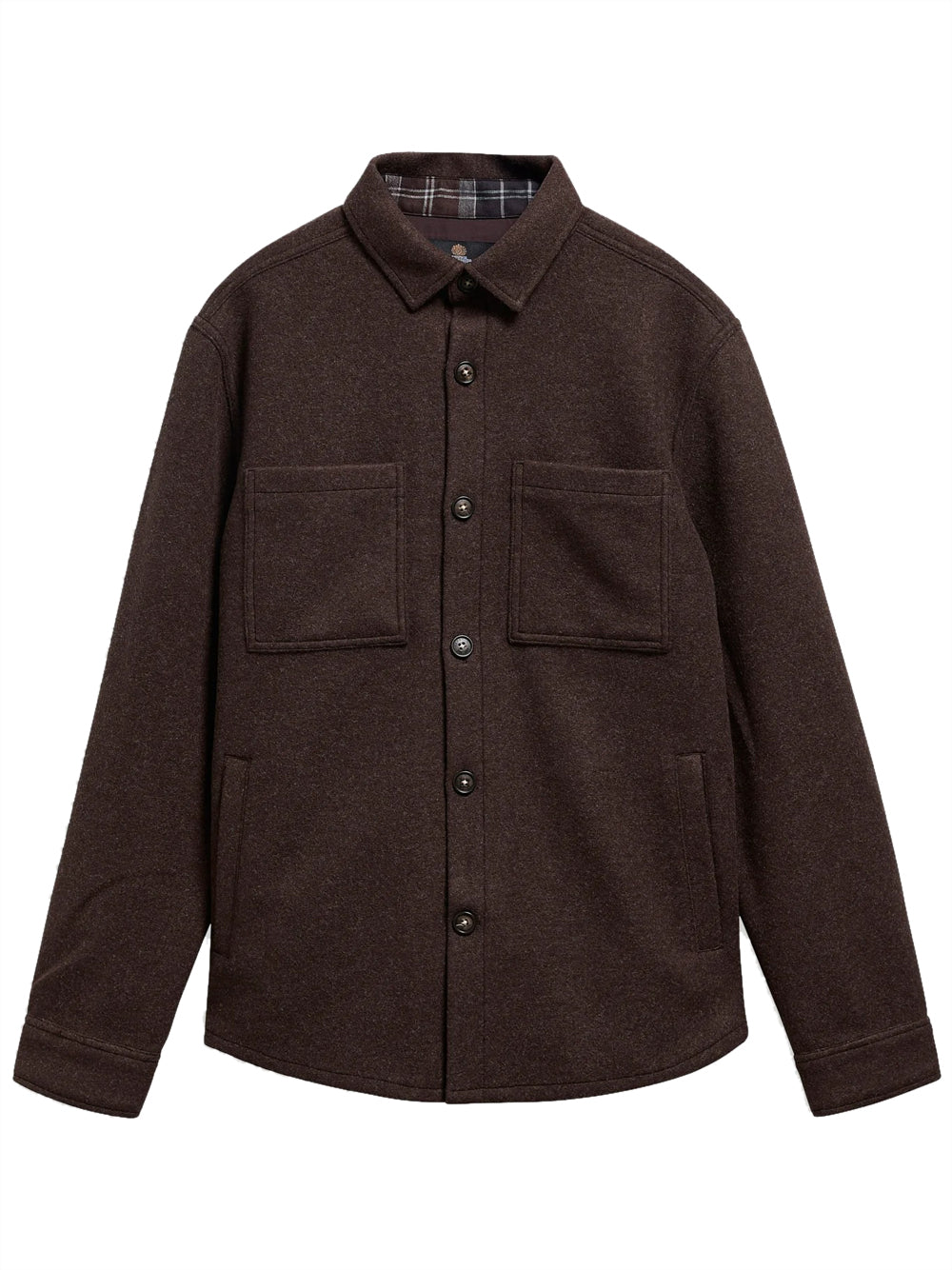 Barbour Overshirt Uomo Marltown Marrone