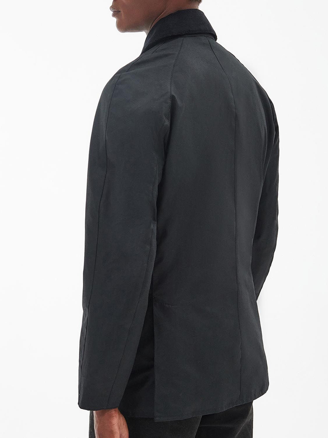 Barbour Giacca Cerata Uomo Ashby Nero