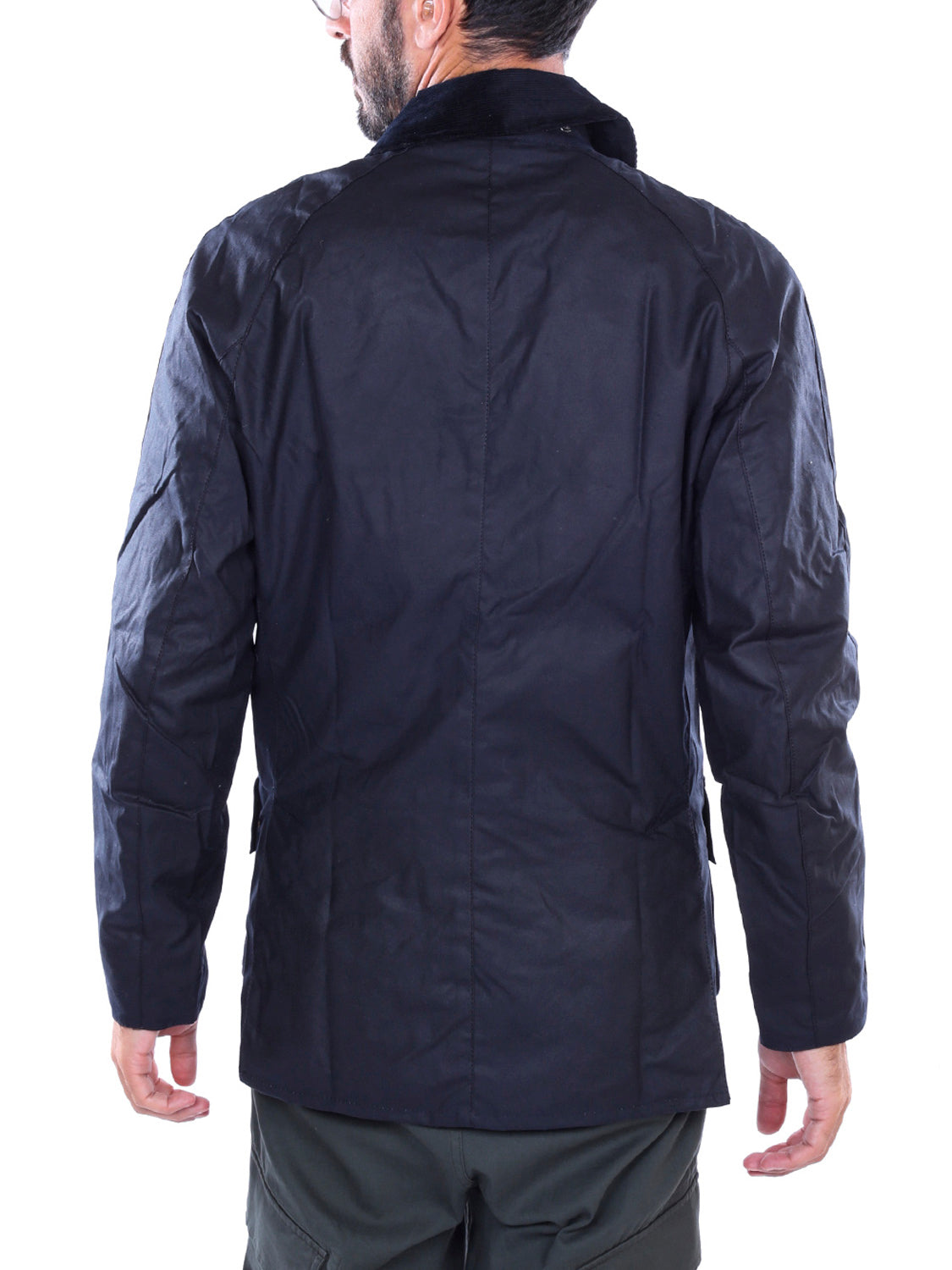 Barbour Giacca Cerata Uomo Ashby Navy