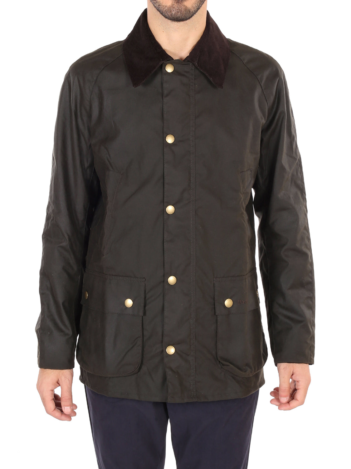 Barbour Giacca Cerata Uomo Ashby Olive