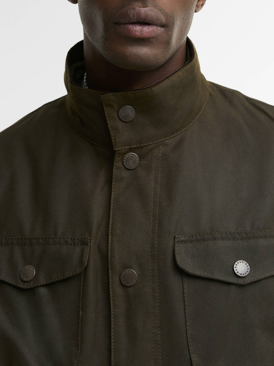 Barbour Giacca Cerata Uomo Ogston Olive