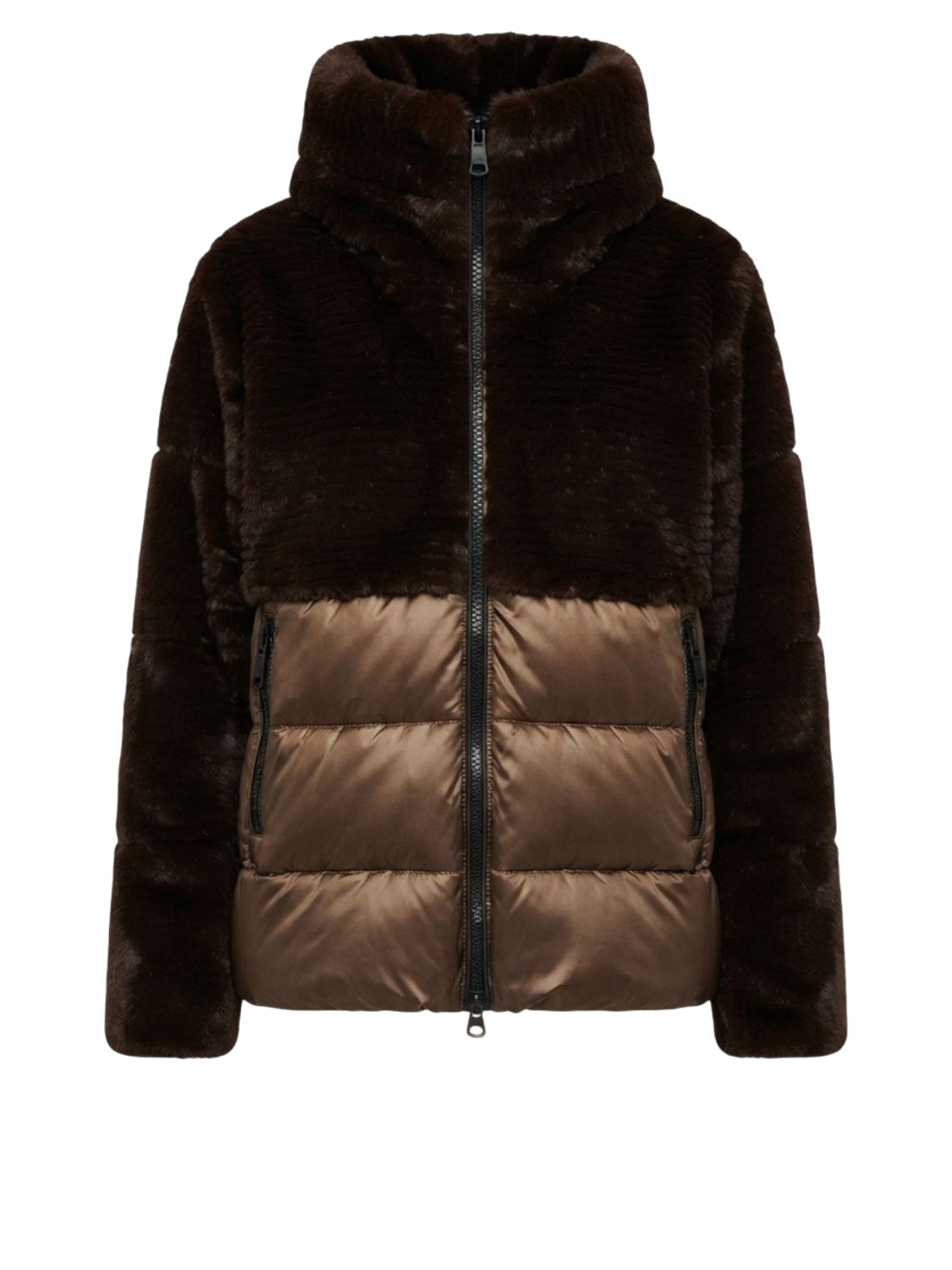Blauer Giubbotto Imbottito Donna Fanevil Marrone