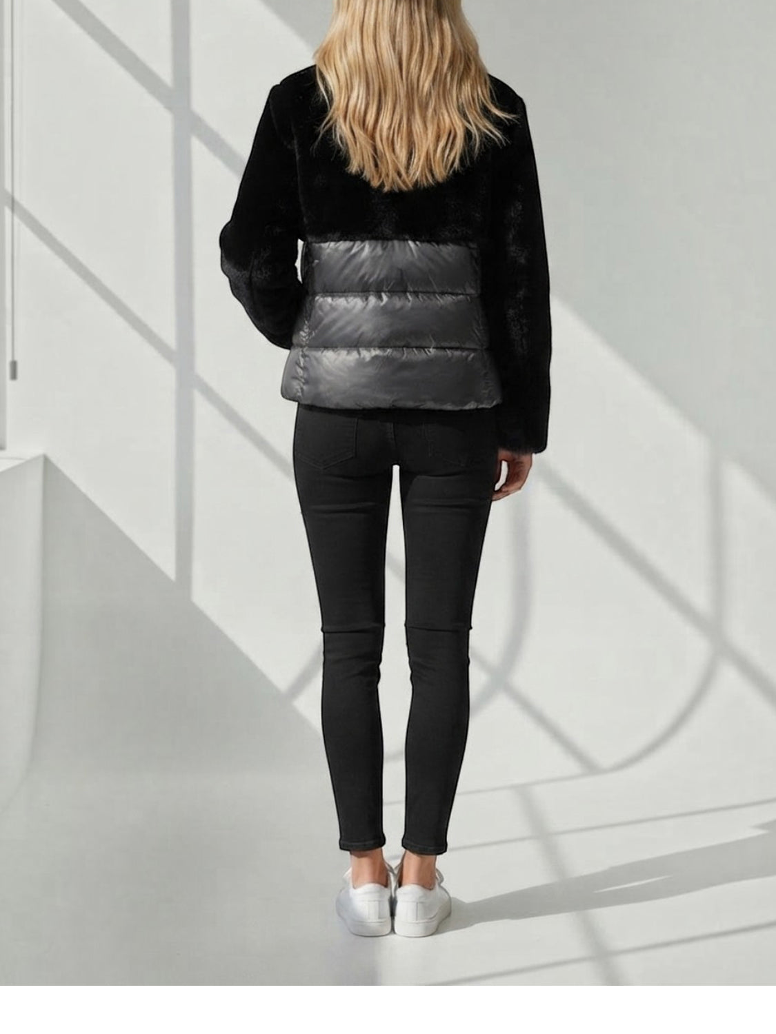 Blauer Giubbotto Imbottito Donna Fanevil Nero