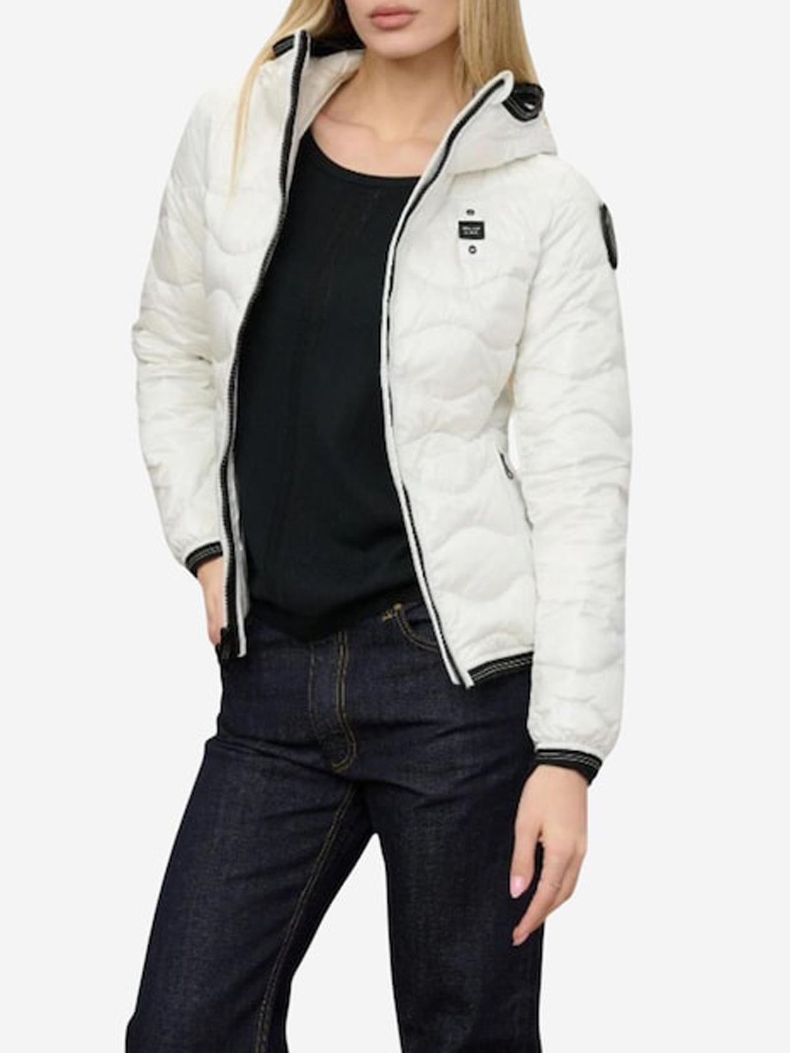 Blauer Piumino Donna Camelia Bianco ottico