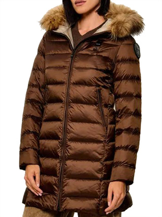 Blauer Impermeabile Donna Kristin Marrone