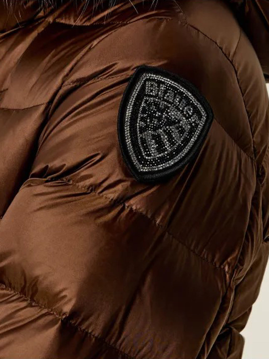 Blauer Impermeabile Donna Kristin Marrone