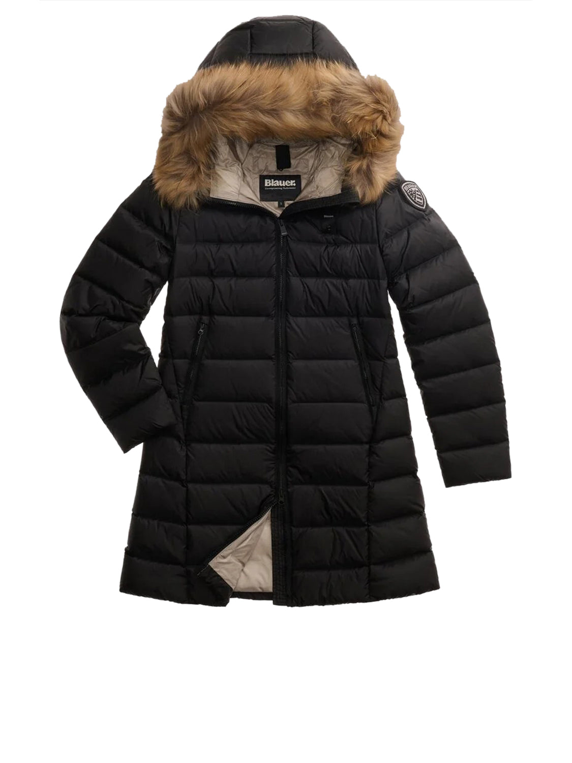 Blauer Impermeabile Donna Kristin Nero