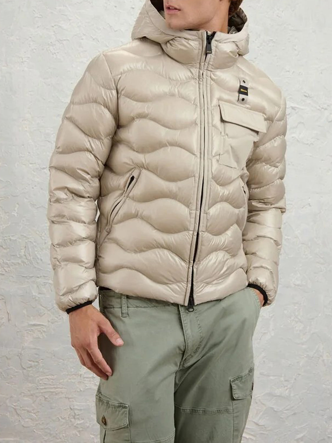 Blauer Giubbotto Imbottito Uomo Bryant Grigio Nebbia