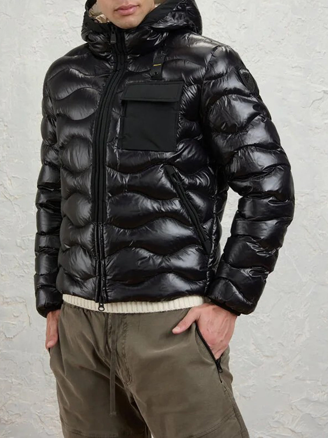 Blauer Giubbotto Imbottito Uomo Bryant Nero