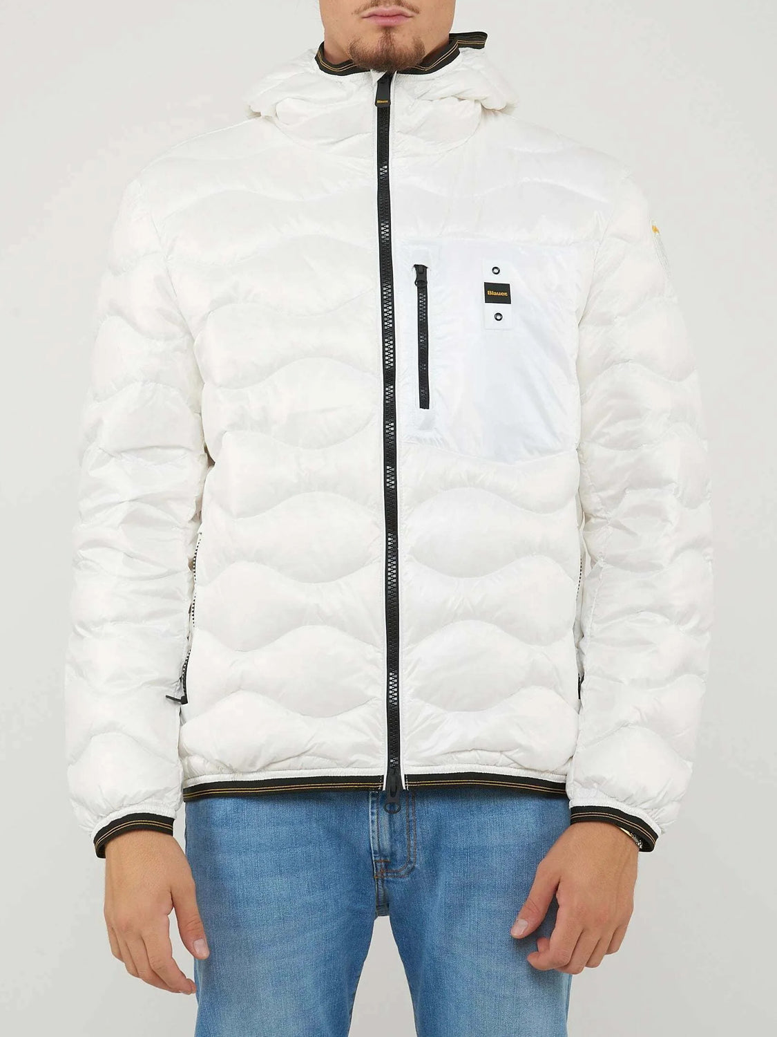 Blauer Piumino Uomo Wave Bianco