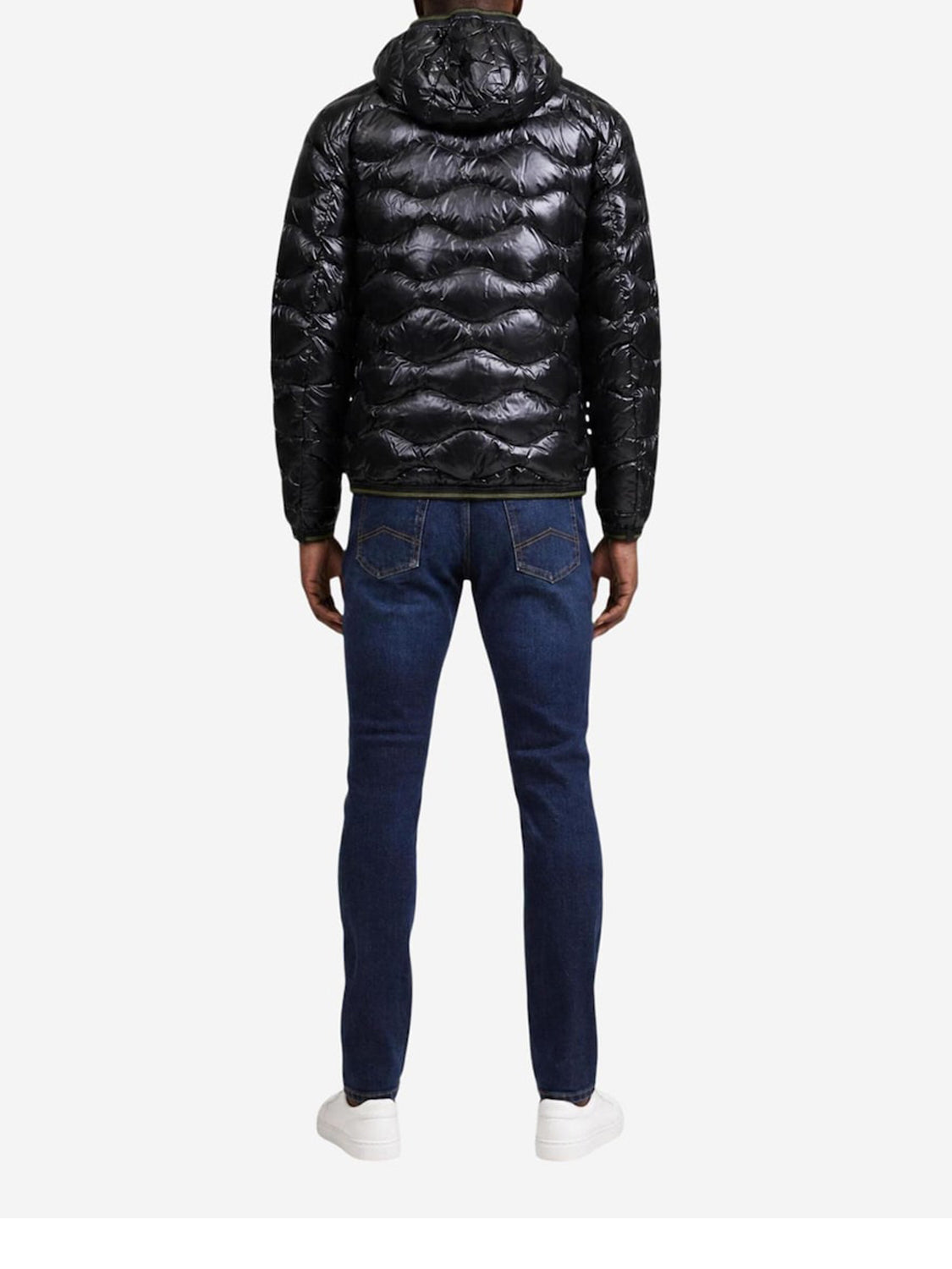 Blauer Giubbotto Imbottito Uomo Wave Nero