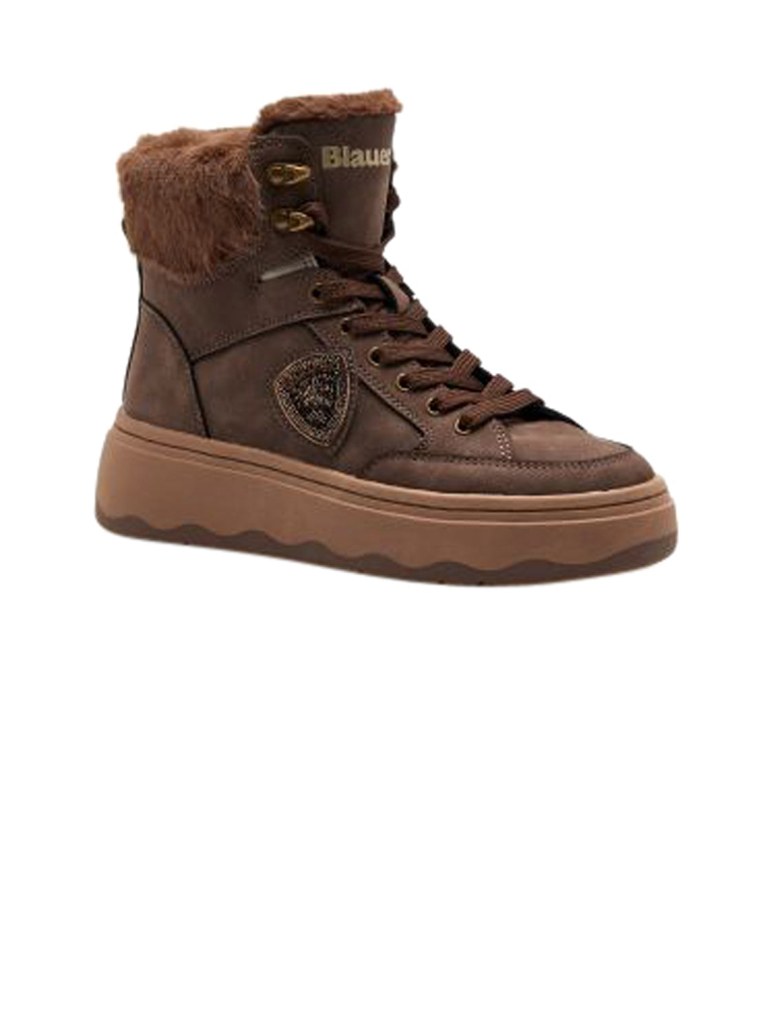 Blauer Sneakers Donna Maribel Marrone scuro