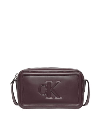 Calvin Klein Borsa a Spalla Donna Bordeaux