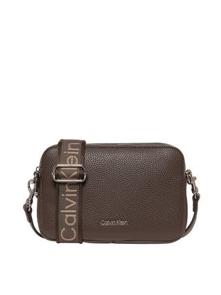 Calvin Klein Borsa a Spalla Donna Marrone