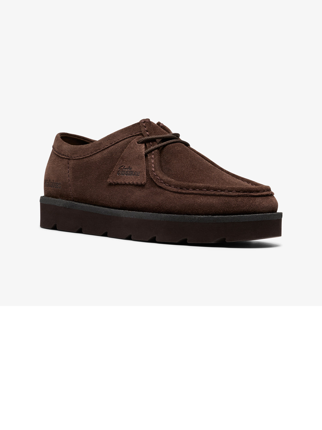 Clarks Scarpa Stringata Uomo Meare Walla Marrone scuro