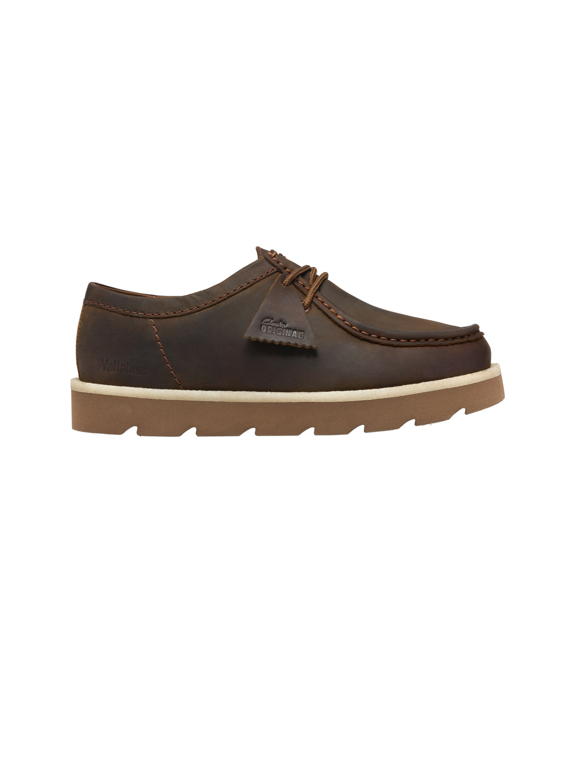 Clarks Scarpa Stringata Uomo Meare Walla Marrone scuro