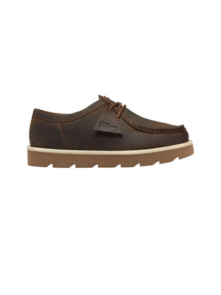 Clarks Scarpa Stringata Uomo Meare Walla Marrone scuro
