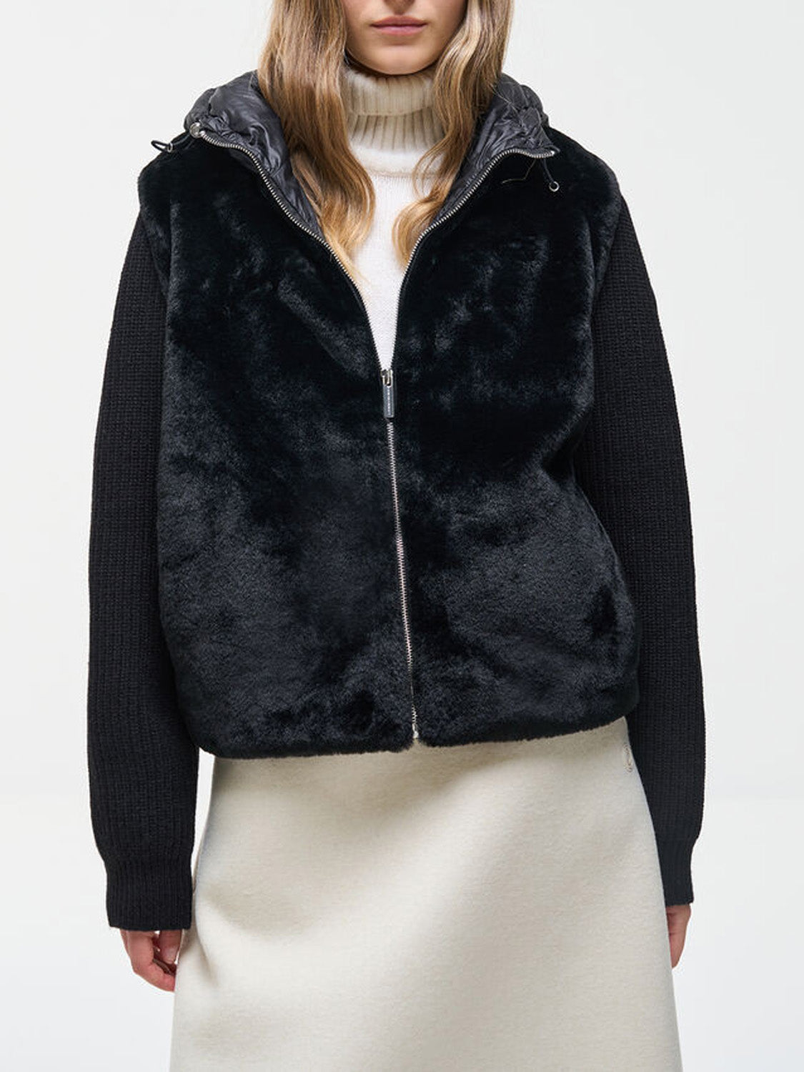 Colmar Giacca in Pile Donna Prestigious Nero
