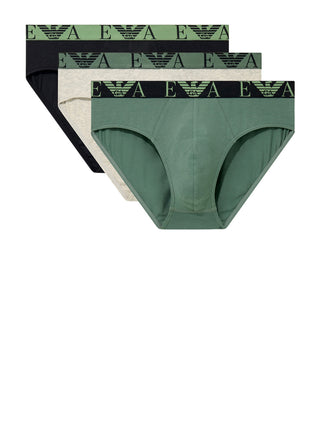 Emporio Armani Slip Uomo 3 Pack Verde
