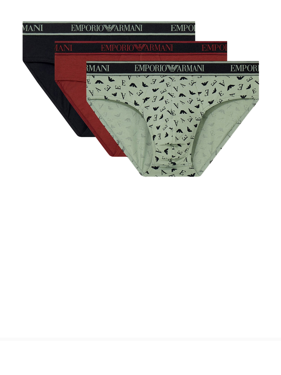 Emporio Armani Slip Uomo 3 Pack Nero