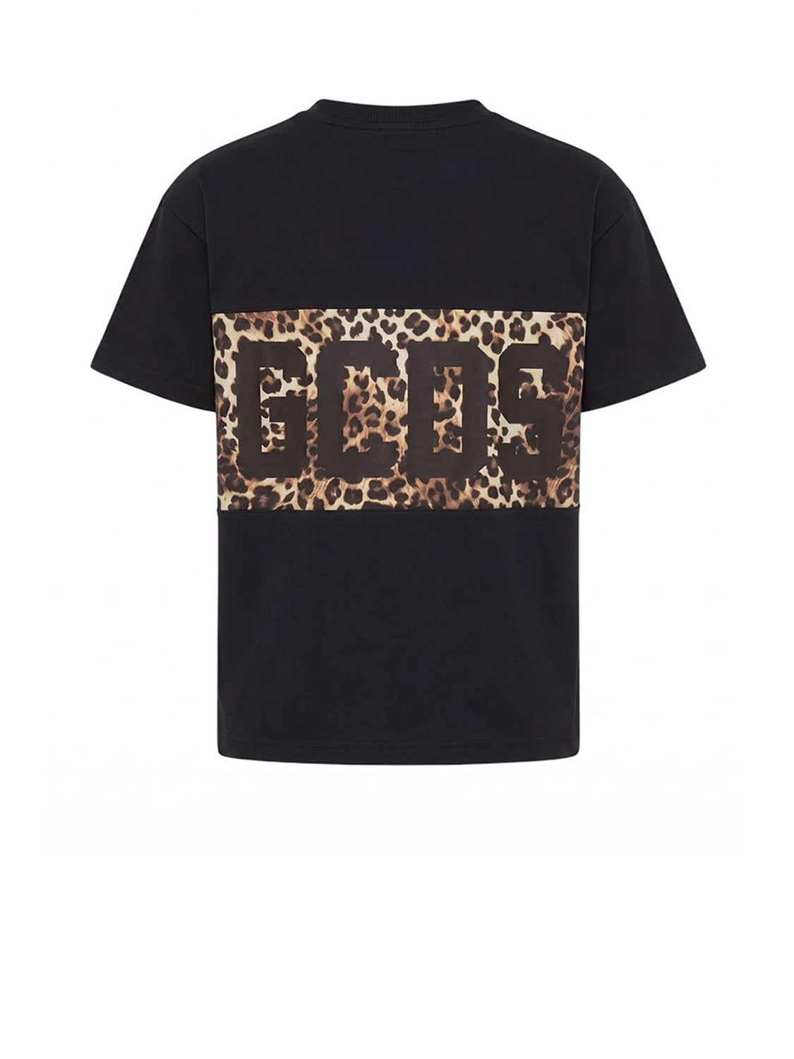 GCDS T-shirt Donna T-Shirt Con Band Logo Nero