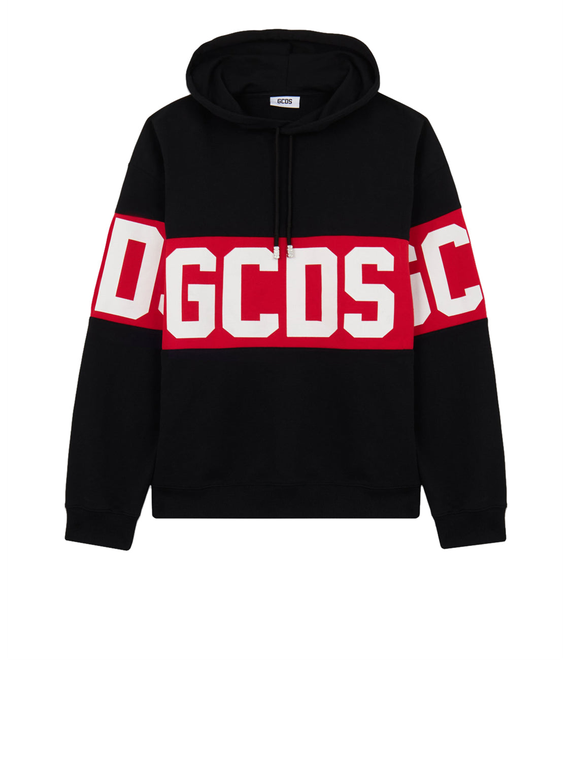 GCDS Felpa Cappuccio Uomo Nero
