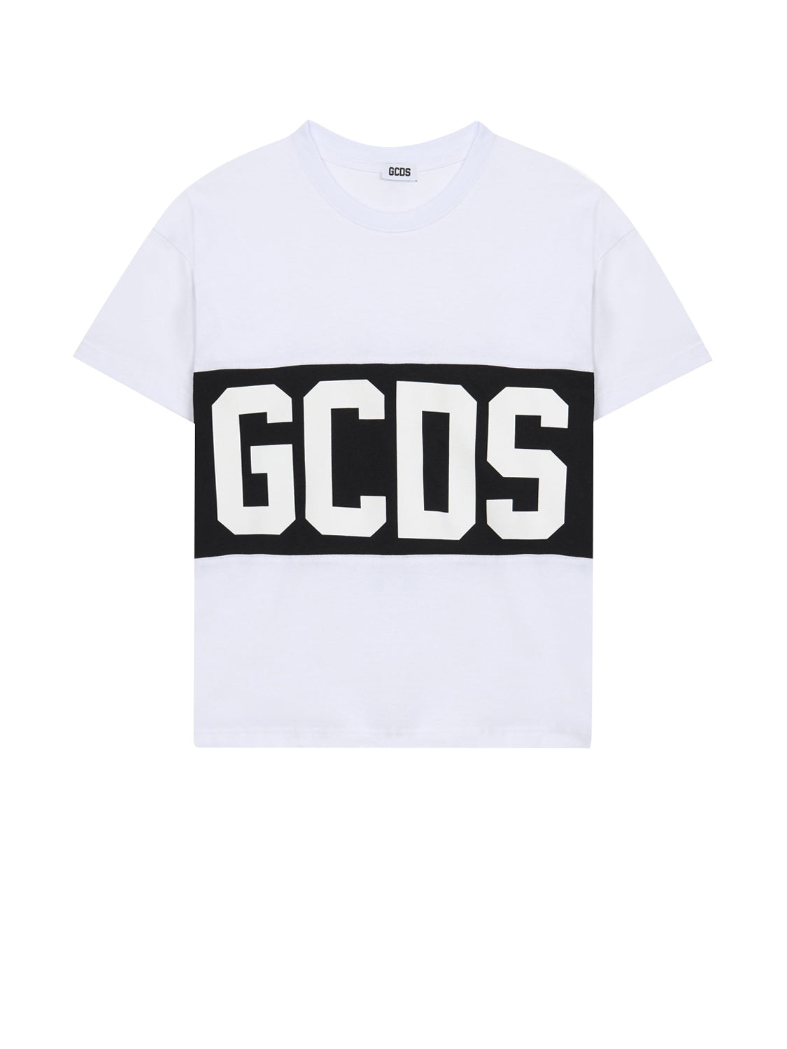GCDS T-shirt Uomo T-Shirt Con Band Logo Bianco ottico